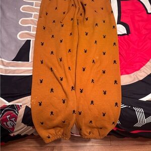 Supreme X Playboy all over print sweatpants